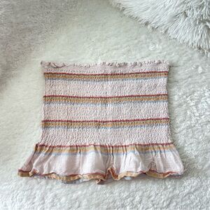 American Eagle Smocked Tube Top
